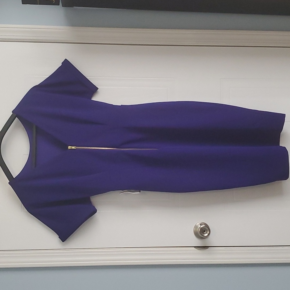 Naiman Marcus dress  D3396 ELECTRIC BLUE COLOR very pretty design size S - Picture 8 of 8